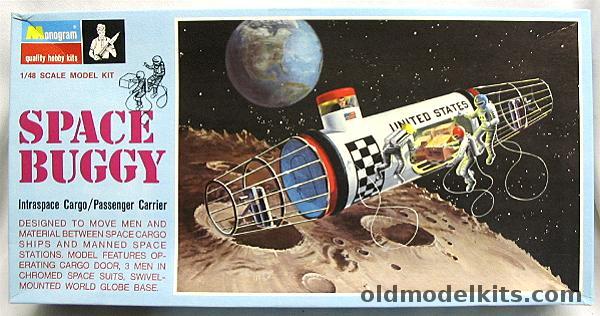 Monogram 1/48 Space Buggy - Intraspace Cargo and Passenger Carrier (Space Taxi  by Willy Ley), PS194-200 plastic model kit